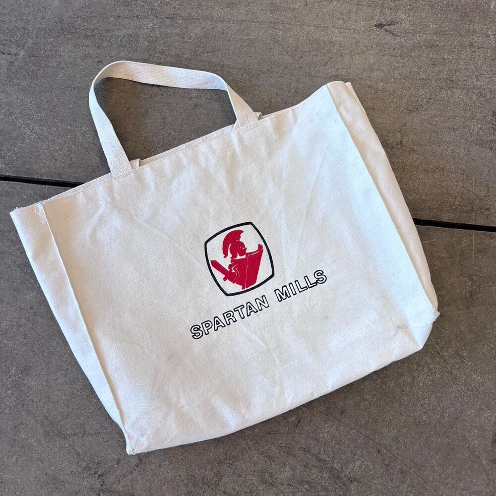 Vintage 1980s spartan mills ll bean esc crafted in USA tote bag, no flaws!